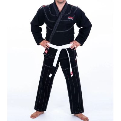 3. Kimono / GI für BJJ-Training – Schwarzer DBX ELITE A0 + A0-GÜRTEL