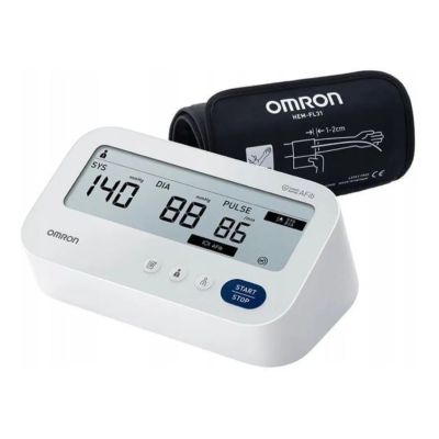 7. Omron M3 COMFORT AFIB Blutdruckmessgerät + Netzteil