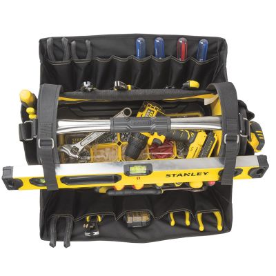 3. Stanley FMST1-80146 Werkzeugkasten, Kleinteilebox, Stoff, Schwarz, Gelb