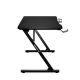 4. Huzaro Hero 1.8 Schwarzer Gaming-Schreibtisch