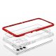 5. Klare 3in1 Hülle für Samsung Galaxy A13 5G Frame Gel Cover Rot
