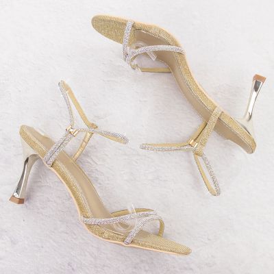 11. Sandalen mit Zirkonen Potocki W LE20326 WOL282A