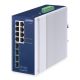 2. PLANET IP30 Industrieller 8-Port Unmanaged Gigabit Ethernet (10/100/1000) Aluminium, Blau