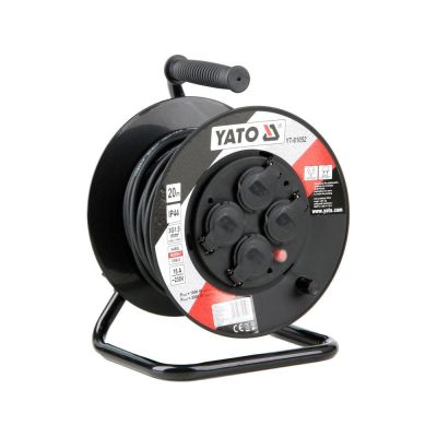 Yato YT-81052 Kabeltrommel 4 x Steckdose 20 m