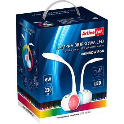 12. AJE-RAINBOW RGB 2 LED-Schreibtischlampe