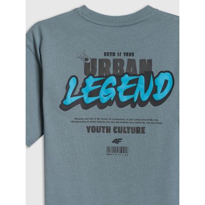 7. Baumwoll-T-Shirt für Jungen 4F 4FJRSS26TTSHM4175-46S