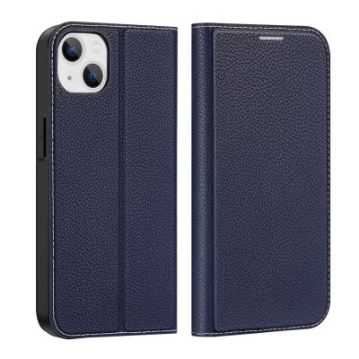 2. Dux Ducis Skin X2 Hülle für iPhone 14 Plus Hülle mit Magnetklappe blau