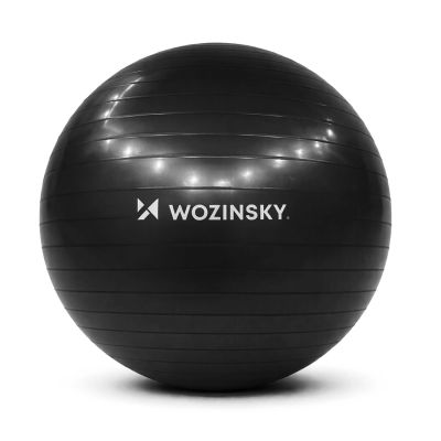 Wozinsky WGB65BB Gymnastikball 65 cm - Schwarz