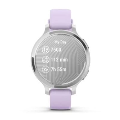 16. Garmin Lily 2 Active 38 mm Silber/Jasminviolett Uhr