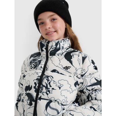 8. Mädchen-Daunenjacke mit Synthetikfüllung 4F 4FJRAW25TDJAF0748-11A