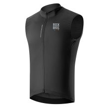 Rockbros TLMJ003-01 ROAD TO SKY Herren-Radweste, leicht und atmungsaktiv, Größe L – Schwarz