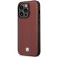 2. Hülle BMW BMHCP14L22RFGR iPhone 14 Pro 6.1" Burgund/Burgund Leder Rautenmuster