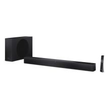 Sharp 2.1 Dolby Atmos/DTS Virtual:X Soundbar mit schlankem kabellosem Subwoofer | HT-SBW310 Lautsprecher | 330 W | Bluetooth-Konnektivität | Kabellose Verbindung