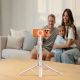 12. Tech-Protect L10S Bluetooth-Selfie-Stick – Rosa-Grau