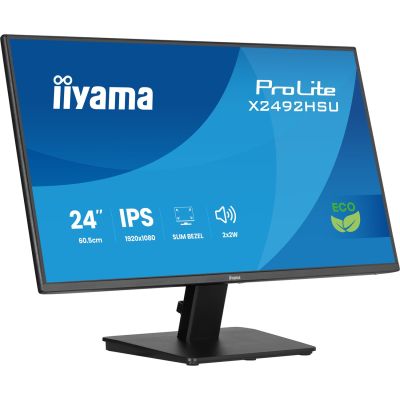 5. iiyama ProLite 24-Zoll Full HD IPS-Panel mit schmalen Rändern an allen Seiten und Energieeffizienzklasse B