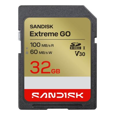 Sandisk Extreme Go SD UHS-I 32GB SD 100MB/s(R) / 60MB/s(W)