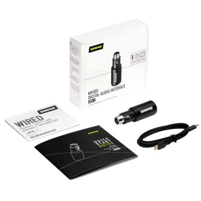 6. Shure MVX2UG2 – Digitales Audio-Interface, XLR auf USB