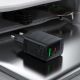 7. Acefast A78 GaN USB-A / USB-C PD 20W Netzwerkladegerät - Schwarz
