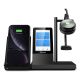 4. Yealink WH66 Mono UC Headset Kabelloses Kopfbügel-Headset für Büro/Callcenter USB Typ-A Bluetooth-Ladestation Schwarz