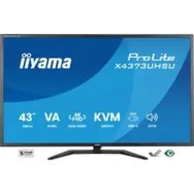 iiyama ProLite X4373UHSU-B2 Computermonitor 108 cm (42,5") 3840 x 2160 px 4K Ultra HD LED Schwarz