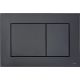 TECENOW WC-DRUCKPLATTE MATTSCHWARZ
