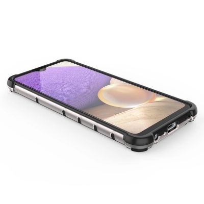 14. Wabenhülle Panzerhülle mit Gelrahmen für Samsung Galaxy A03s (166,5) blau