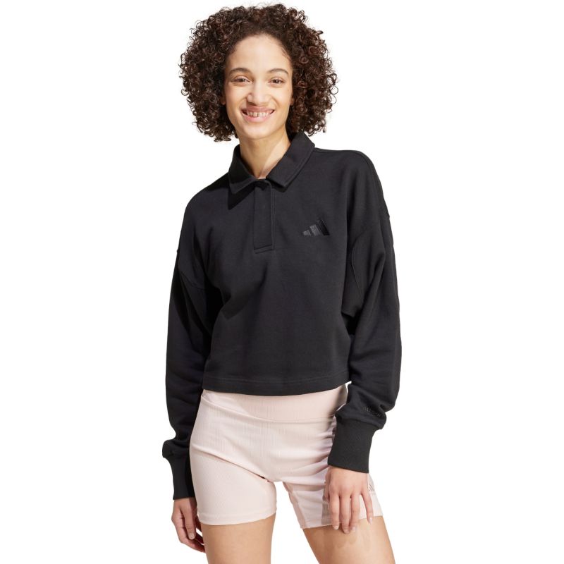 7. Adidas All Szn French Terry Polo Sweatshirt W IX3806