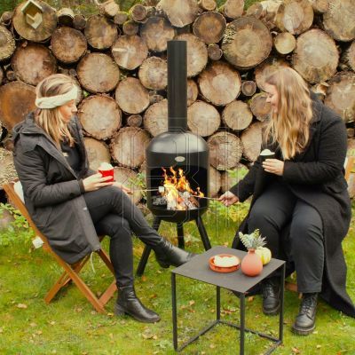 7. Bonfeu Bonselo Gartenkamin schwarz 3901