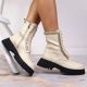 13. Artiker W HBH40 Isolierte Lederstiefeletten mit Kette
