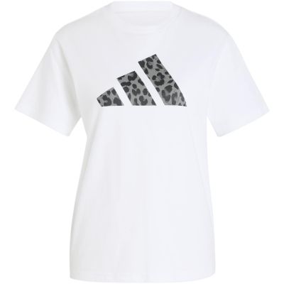 2. adidas Damen-T-Shirt mit Tiermotiv, Weiß, KT9719