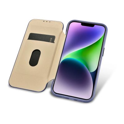 17. iCarer CE Premium Leather Folio Case iPhone 14 Plus Magnetic Flip Leather Folio Case MagSafe Light Purple (WMI14220715-LP)