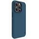 3. Nillkin Super Frosted Shield Pro Hülle für iPhone 14 Pro Rückseite blau