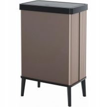 Curver Verto Abfalleimer 54L hoch, Perlmuttrosa