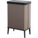 Curver Verto Abfalleimer 54L hoch, Perlmuttrosa