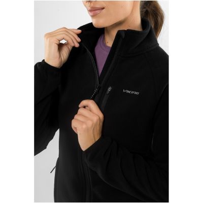 Damen-Fleecejacke VIKING Billar Lady, schwarz