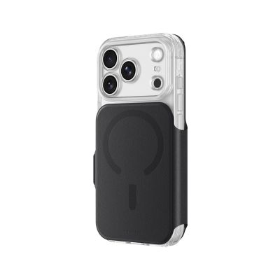 10. AmazingThing Titan Pro Lens Flip Set iPhone 18 Pro Max Hülle mit Brieftasche, MagSafe-kompatibel - Schwarz