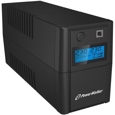 3. PowerWalker VI 850SE LCD/IEC USV Line-Interactive-Technologie 0,85 kVA 480 W 4 x Netzsteckdosen