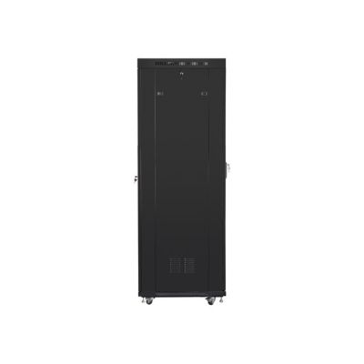 4. LANBERG Standschrank 19" 42U 600X800 Glastür LCD Schwarz FF01-6842-12BL (Flachverpackung)
