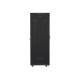 4. LANBERG Standschrank 19" 42U 600X800 Glastür LCD Schwarz FF01-6842-12BL (Flachverpackung)