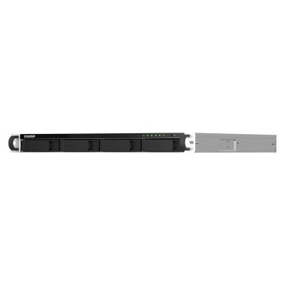 5. Qnap TS-464U-RP-8G, 1U, 4 x 2,5"/3,5" SATA, Intel Celeron N5105/N5095 4C/4T, 8 GB RAM (nicht erweiterbar), 2 x 2,5-GbE, redundantes Netzteil