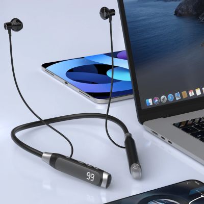 6. Dudao U5 Max Bluetooth-Kopfhörer mit Nackenbügel, kabellos, Schwarz