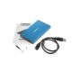 6. NATEC Rhino Go NKZ-1280 Festplattengehäuse (2,5"; USB 3.0; Aluminium; Blau)