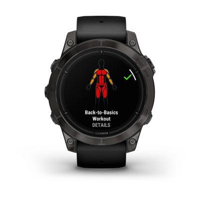 10. Garmin EPIX PRO g2 47 mm Saphir Carbongrau DLC Tit. Schwarz