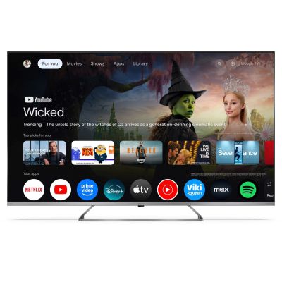 9. SHARP 55JP7265E QLED 55" 4K Ultra HD Google TV Dolby Digital Plus Schwarz