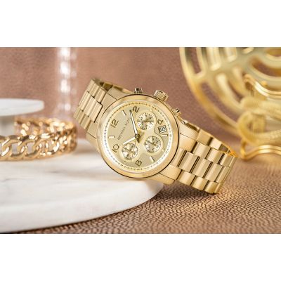 6. MICHAEL KORS Runway MK7323 Damenuhr + Box
