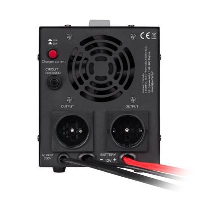 5. Rebel POWER-1000 Unterbrechungsfreie Stromversorgung – Reiner Sinuswellenwandler mit Ladefunktion 12 V 230 V 1000 VA/700 W