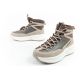 8. Lee Cooper Damen Sport-Sneaker, modisch, bequem, Overknee, beige