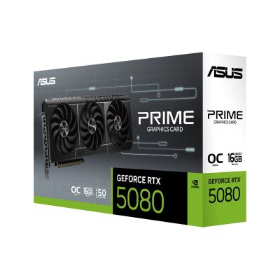 5. ASUS PRIME GeForce RTX 5080 OC 16GB Grafikkarte