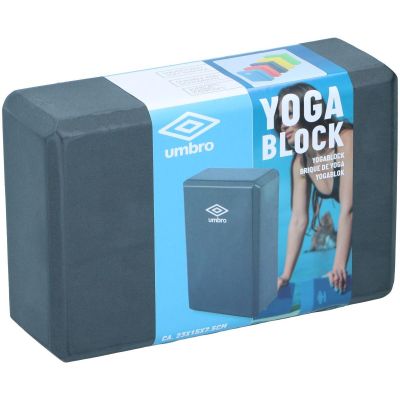 2. UMBRO BLOCK-WÜRFEL FÜR ÜBUNGEN, YOGA, PILATES, FITNESS, SCHWARZ