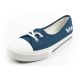 3. Lee Cooper Damenschuhe, sportliche blaue Slip-On-Ballerinas